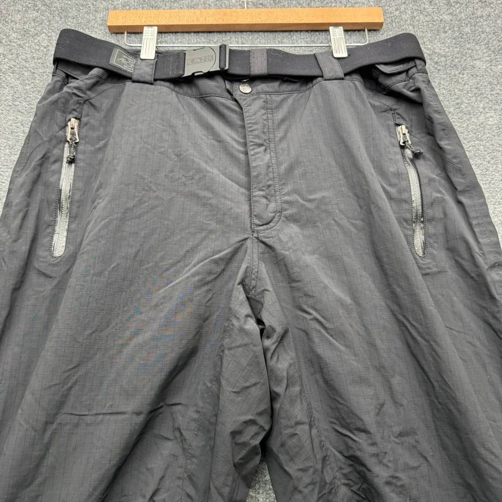 Columbia Omni-Tech Snow Pants Mens Large Regular Black Waterproof Arcade Belt